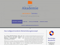 akademie-training.de Webseite Vorschau