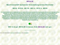 msva.de Webseite Vorschau