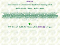 musc.de Webseite Vorschau