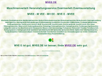 mvee.de Webseite Vorschau