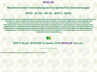 mvsd.de Webseite Vorschau