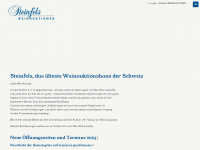 steinfelsweine.ch Webseite Vorschau