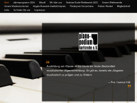 piano-podium.de Webseite Vorschau