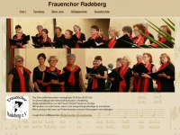 frauenchor-radeberg.de Webseite Vorschau