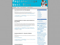 regionalligawest.wordpress.com Webseite Vorschau