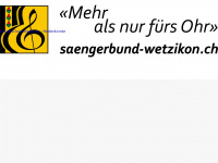 saengerbund-wetzikon.ch Webseite Vorschau