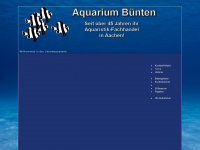 aquarium-buenten.de Webseite Vorschau