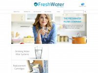 freshwaterfilter.com Webseite Vorschau