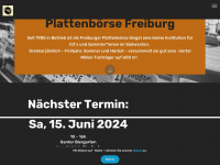 plattenboerse-freiburg.de Webseite Vorschau