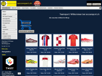 soccersport.ch Webseite Vorschau