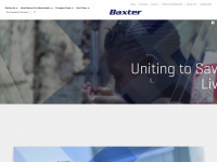 baxterhealthcare.com.au Webseite Vorschau