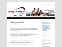 polizeisportverein.com Webseite Vorschau