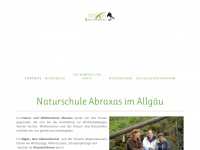 naturschule-abraxas.de Webseite Vorschau