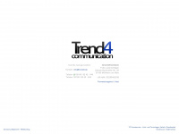 trend4communication.de Webseite Vorschau