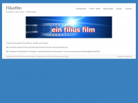 filiusfilm.com Webseite Vorschau