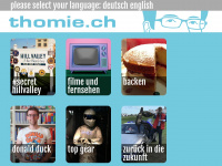 thomie.ch Webseite Vorschau