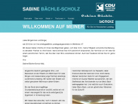 sabine-baechle-scholz.de Webseite Vorschau