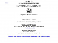 fastword.at Webseite Vorschau