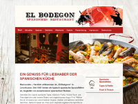 restaurant-el-bodegon.de Webseite Vorschau