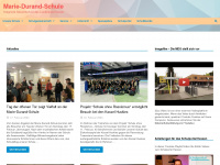 marie-durand-schule.de Webseite Vorschau