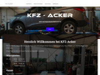 kfz-acker.de Webseite Vorschau