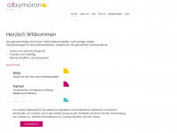 oxxymoron.de Webseite Vorschau