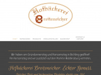 hofbaeckerei.net Webseite Vorschau