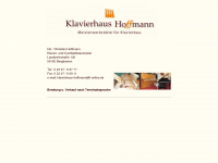 klavierhaus-hoffmann.de Webseite Vorschau