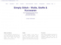 simplystitch.de Webseite Vorschau