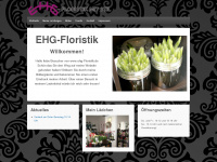 ehg-floristik.de Webseite Vorschau