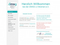 dmsg-bremen.de Webseite Vorschau
