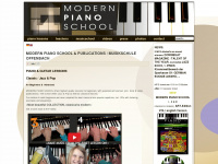 modern-piano-school.de Webseite Vorschau