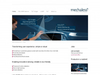 mechaless.com Webseite Vorschau