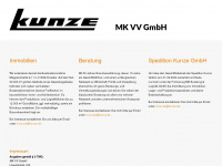 kunze.de Webseite Vorschau