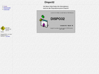 dispo32.de Webseite Vorschau