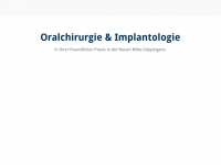 oralchirurgie-gp.de Webseite Vorschau