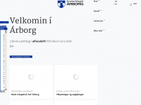 arborg.is Webseite Vorschau