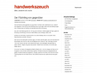 handwerkszeuch.wordpress.com Webseite Vorschau