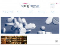 spirig-healthcare.ch Webseite Vorschau