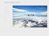 matthias-just.com Webseite Vorschau
