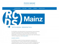 rcds-mainz.de Webseite Vorschau