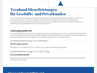 mahrer-treuhand.ch Webseite Vorschau