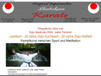 karate-zentrum.de Webseite Vorschau