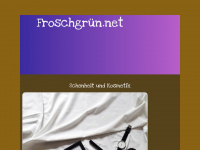 froschgrün.net Webseite Vorschau