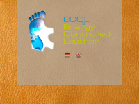 eco2l-leather.com Webseite Vorschau