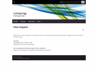 ludwig-lingg.com Webseite Vorschau
