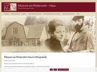 museum-modersohn.de Webseite Vorschau