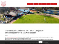 turnerbund-osterfeld.de Webseite Vorschau
