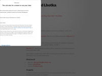 lhotka.net Webseite Vorschau