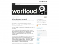 wortloud.wordpress.com Webseite Vorschau